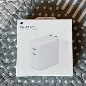 New Original Apple 35W Dual USB-C Port Power Adapter